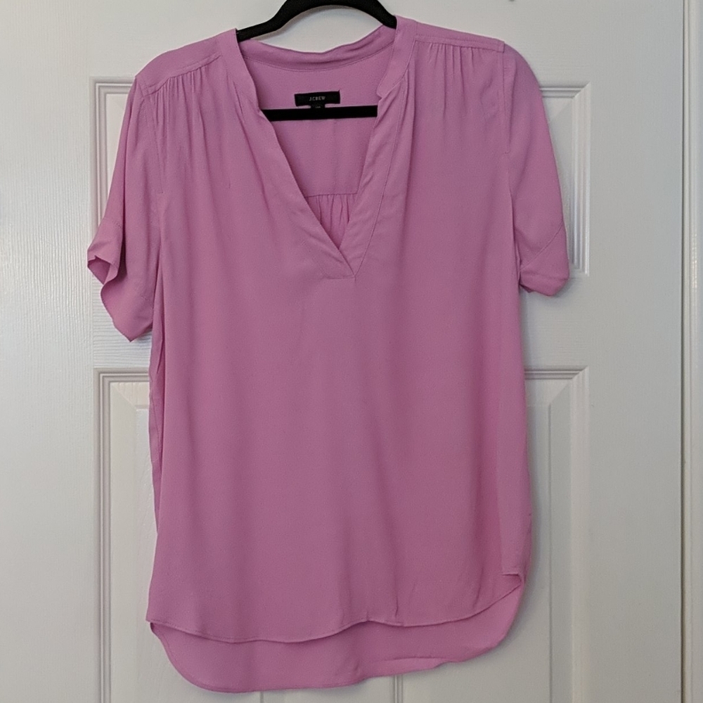 NWOT J.CREW Split Neck Blouse